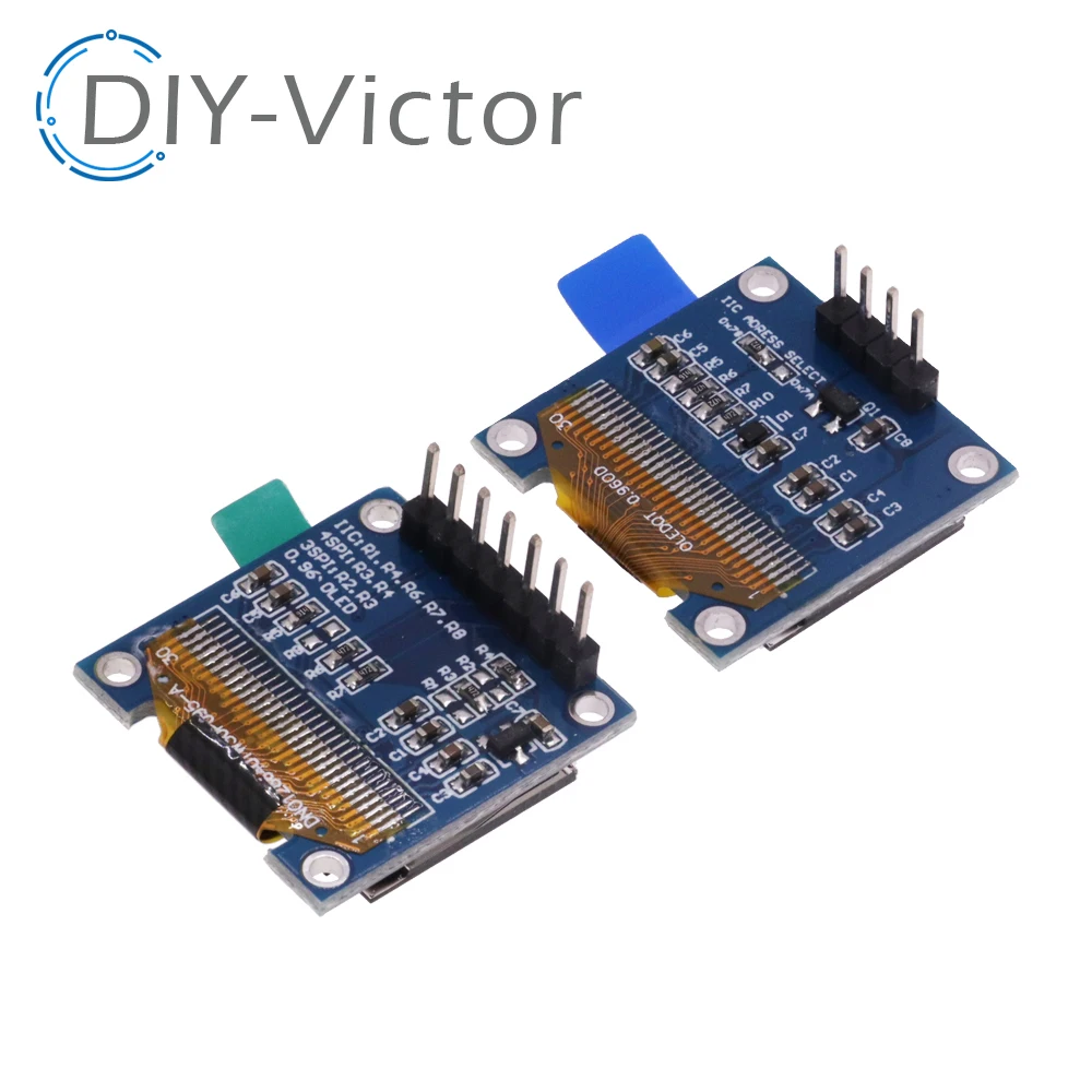 0.96 inch IIC Serial 4pin 7Pin White/Blue/Yellow OLED Display Module 128X64 I2C SSD1306 LCD Screen Board for arduino oled