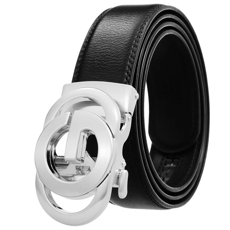 

Luxury Designer Leather Belt Men's High Quality Automatic Buckle Belt Business Fashion Casual Jeans Genuine Leather Belt 3.5cm