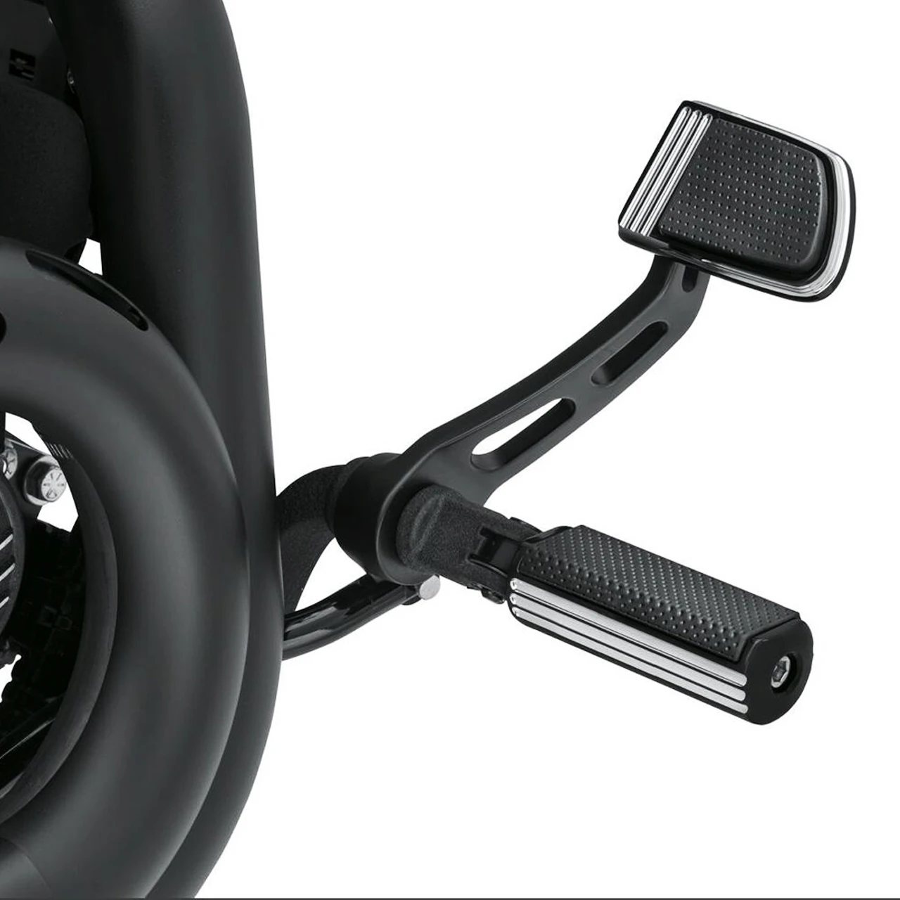 Motorcycle Foot Peg Male Footrests Matte Black/Chrome/Gloss Black Pedal For Harley Touring Electra Glide Softail Sportster Dyna