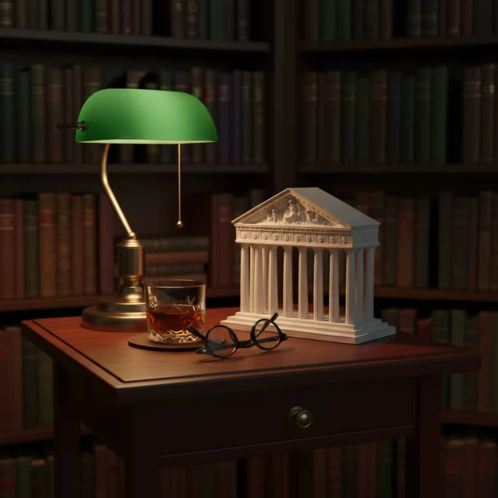Greek Temple Ornament Ancient Temple Model Decorative Architectural Model Compact Building Sculpture Understated