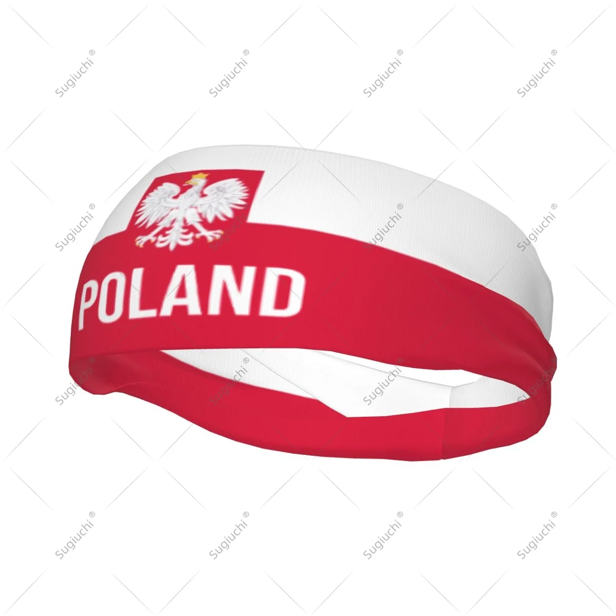 

Men Women Poland Flag Elastic Wide Headbands For Yoga Fitness Tennis Running Gym Sports