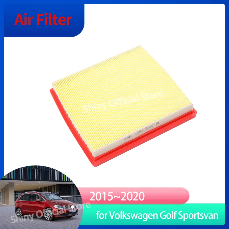 Air Filter For Volkswagen VW Golf Sportsvan 2015 2016 2017 2018 2019 2020 04E129620A Intake Engine Auto Gadgets Tools Tool Parts