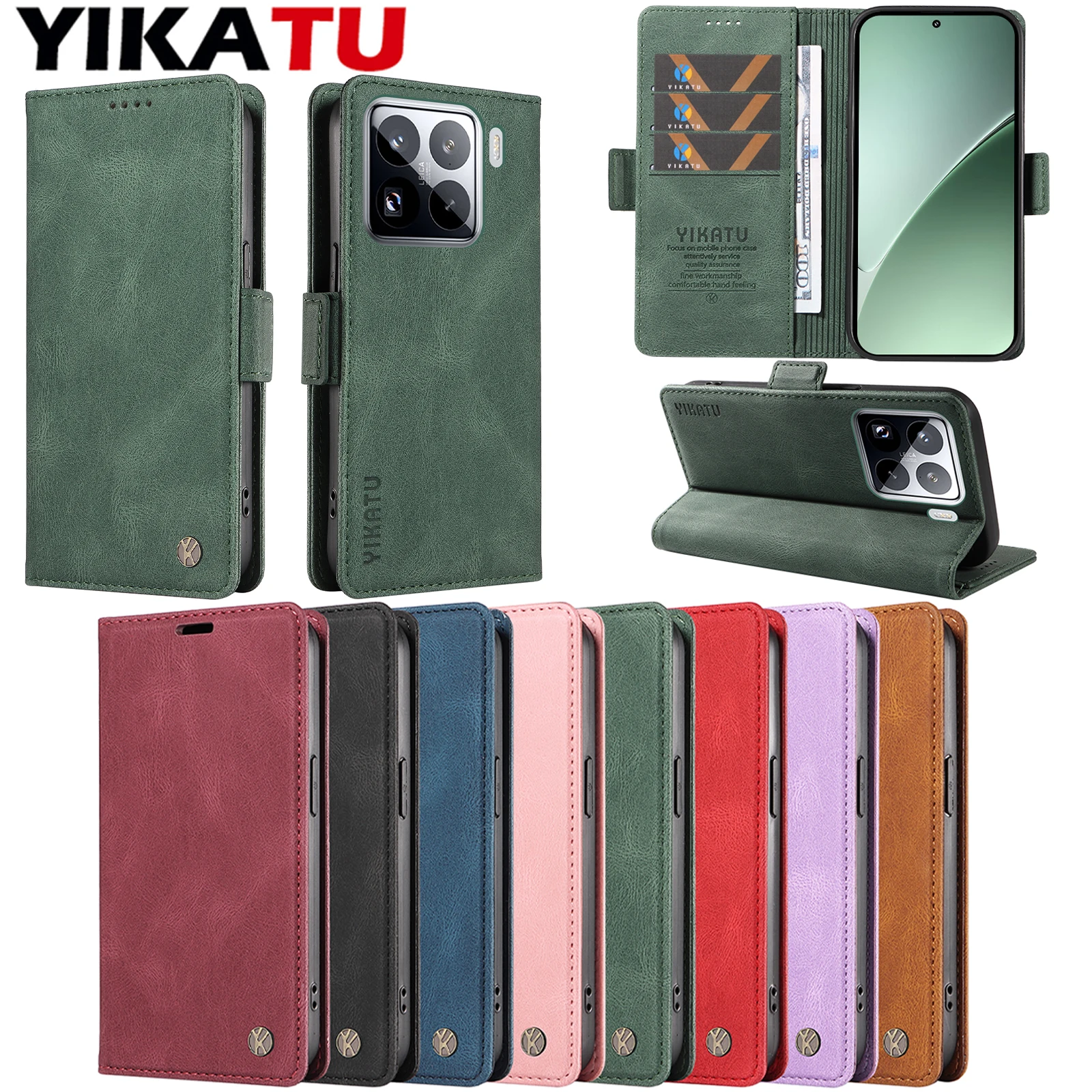 Shockproof Flip Wallet Leather Case For Xiaomi 13 Ultra 12 Lite 11 Pro Xiaomi 17 Pro Max 11T 12T 13T 14T 15T 13 Lite Phone Funda