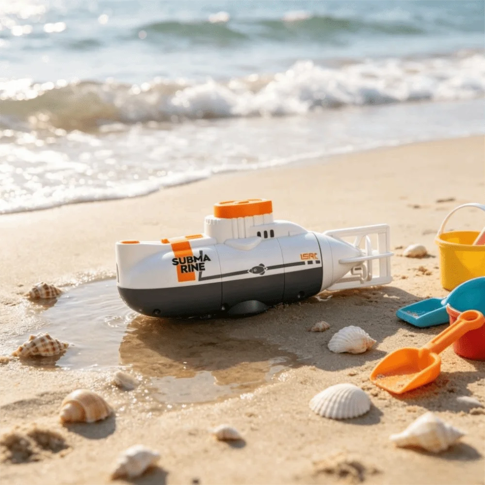 Mini RC Simulation Model Mini RC Submarine Diving Function Waterproof Diving Mini Size Remote Control Boat Outdoor Use