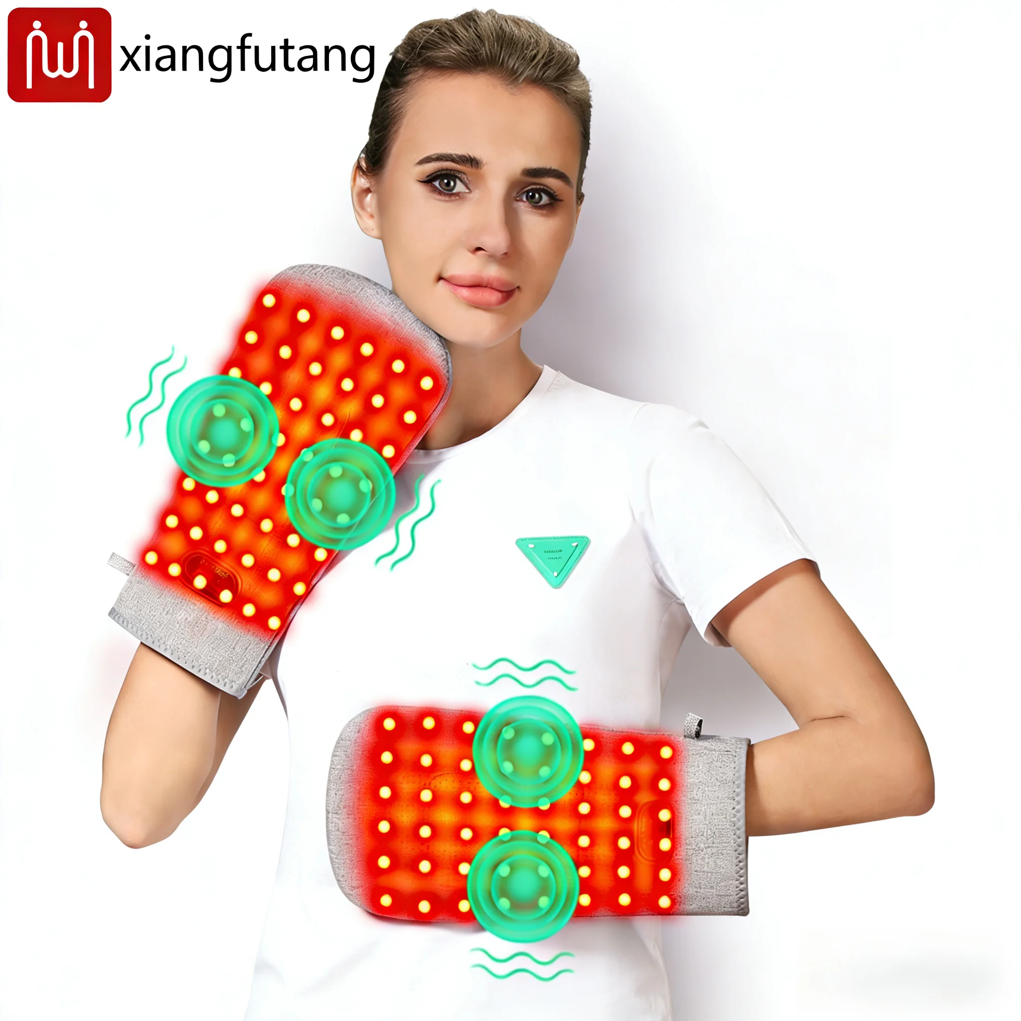

Red Light Electric Heating Glove Protector with Vibration Massage Function Relieves Hand Joint and Wrist Pain Stiffness