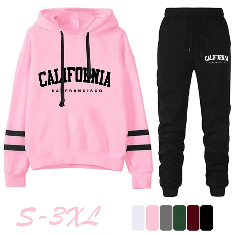 Bluzy z kapturem Moda Bluzy damskie Stripe Outdoor 2025 Strój sportowy Jogging Casual Printing Codzienna gorąca sprzedaż Dres Pullovers