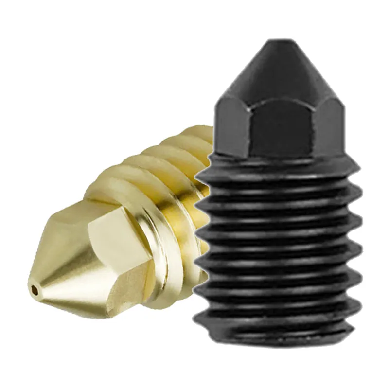 

High Quality High Speed Printing Brass Hardened Steel High Flow Nozzle For Bambulab X1 3D Printer Accessories