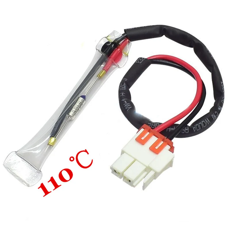 2Pcs Fridge Refrigerator Defrosting Sensor Temperature Sensor Probe For Samsung Double door Freezer 110 Degree Parts Accessories