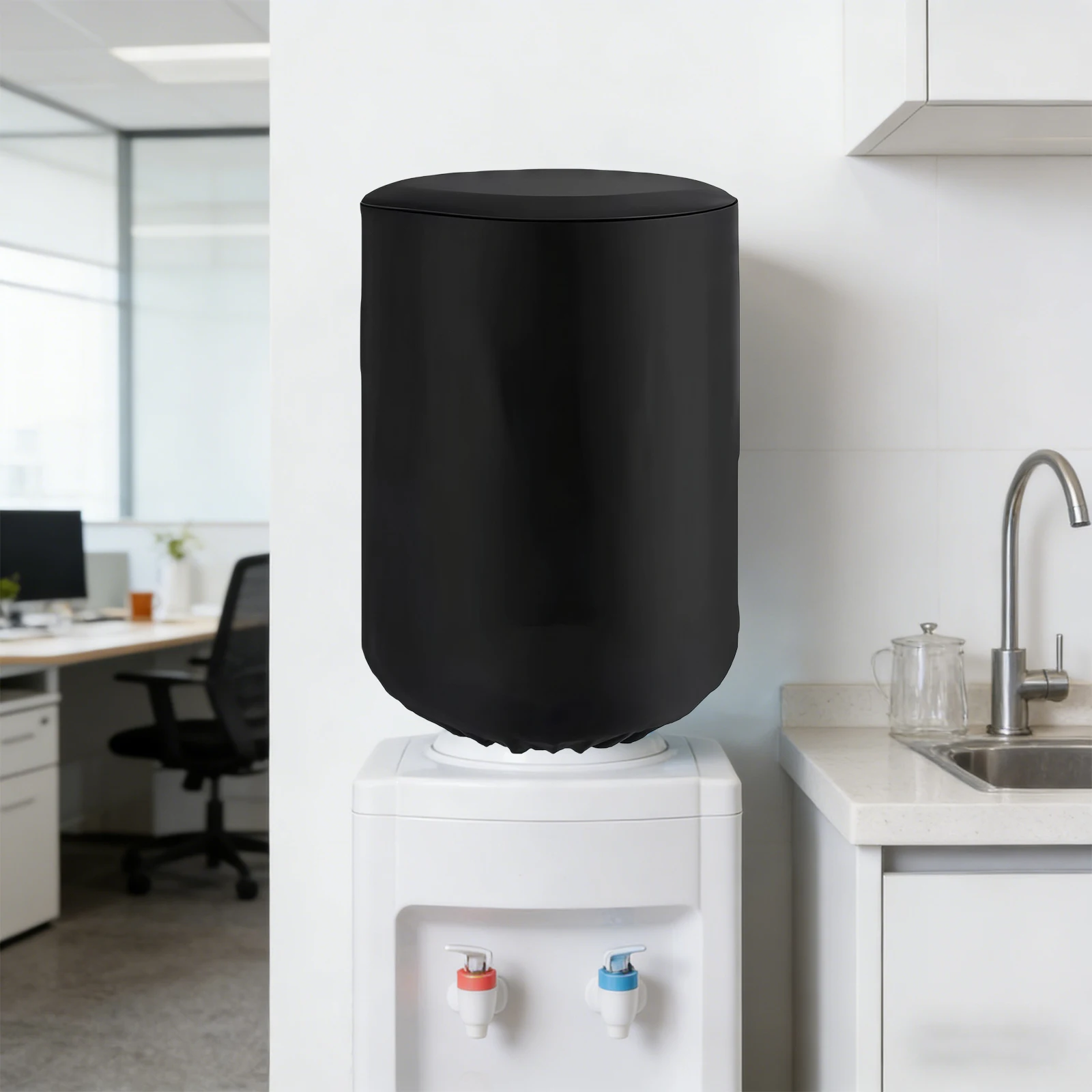 11.02 X 14.96 Inches Elastic Water Jug Sleeve Reusable Sturdy Fabric Water Cooler Covers Washable for Office Outdoor