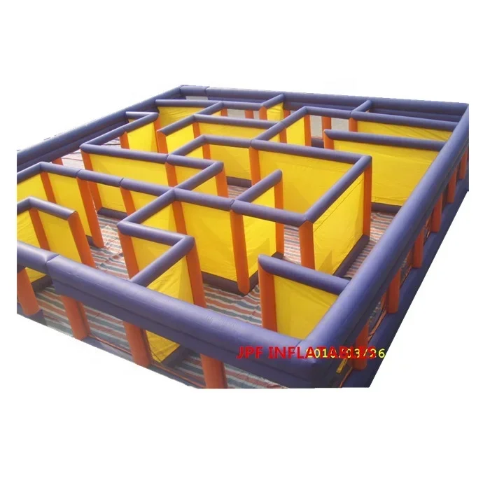 8x8m inflatable carnival maze/Carnival fun house Inflatable maze for kids and adults