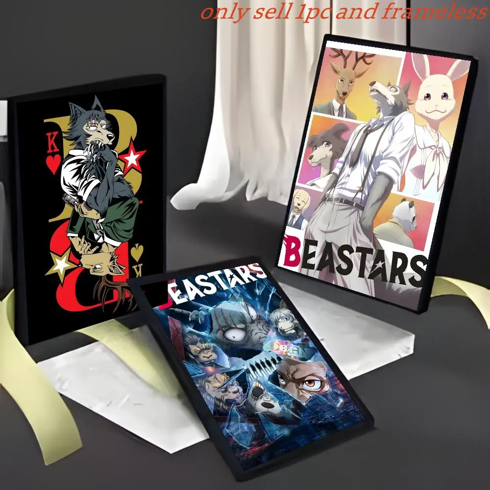 Anime B-BEASTARS Poster Poster HD Art Sticky Wall Waterproof Home Living Room Bedroom Bar Aesthetic Decoration