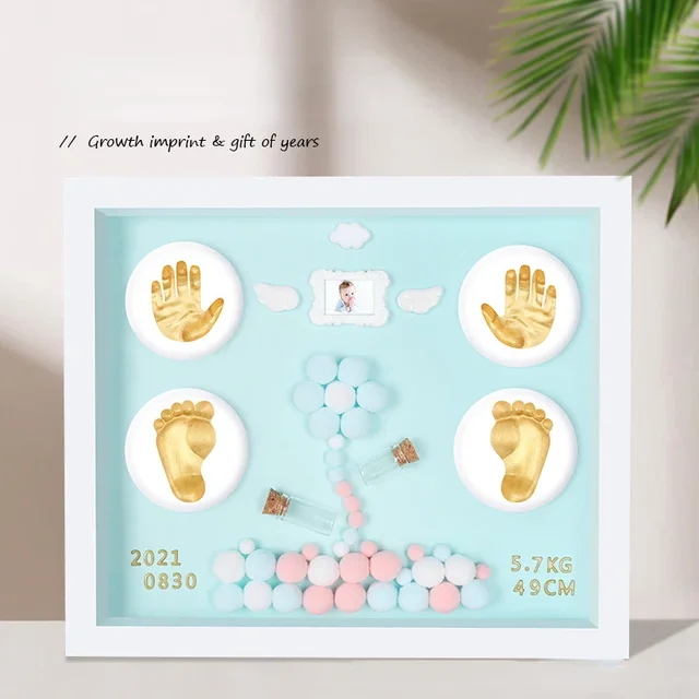 Baby Hand Print Footprint Imprint Kit Handprint Baby Mud And Baby Footprints Souvenirs Baby Hand And Foot Mold Hundred Days Gift 2 Baby Hand Print Footprint Imprint Kit Handprint Baby Mud And Baby Footprints Souvenirs Baby Hand And Foot Mold Hundred Days Gift 2