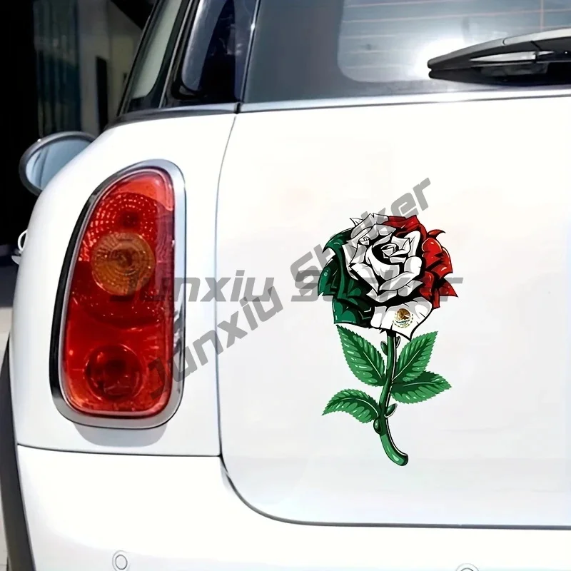

Rose Car Stickers Scratch Blocking Self-Adhesive Waterproof Decal, Used for Car, Laptop, Motorcycle, Van, RV