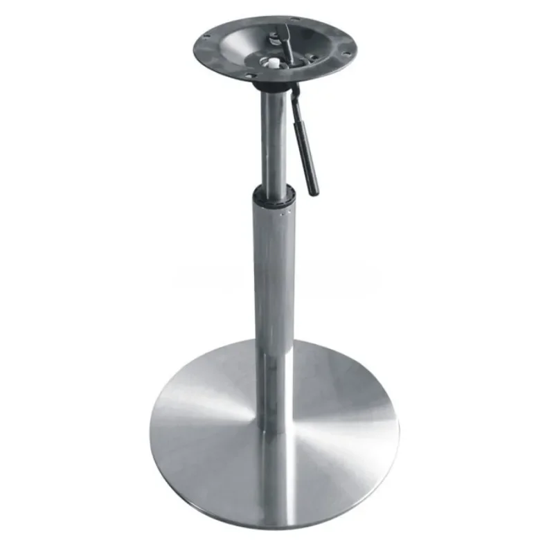 Wholesale Adjustable lift able stainless steel bar stool legs furniture accessories wrought iron coffee table part QF48