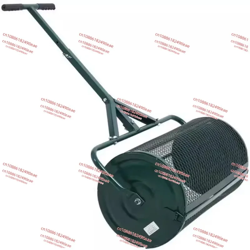 Spreader Roller Peat Moss Spreader For Planting, Seeding, Durable Lightweight Metal Mesh Spreader For Lawn