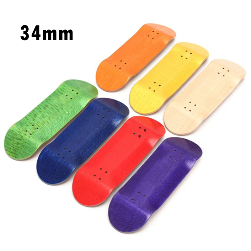 High Quality 5 Ply 34mm Wooden Mini Finger Skateboard Deck Complete