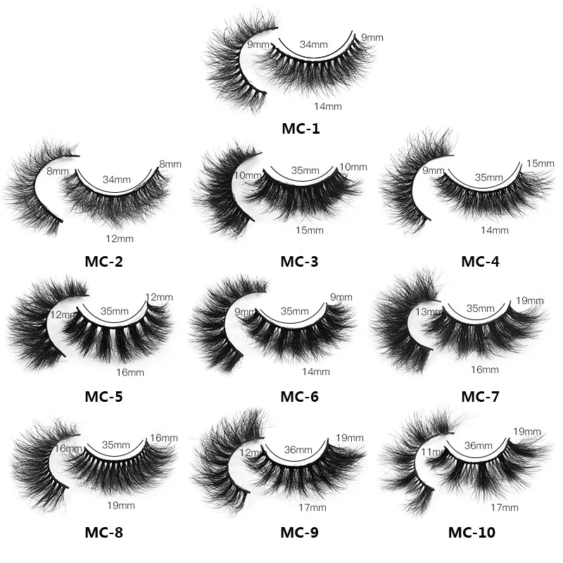 New Half Eyelashes Multipack 8D Mink Eyelashes Natural Long Hair False Lashes Dramatic Thick Cilios Lashes Lifelike