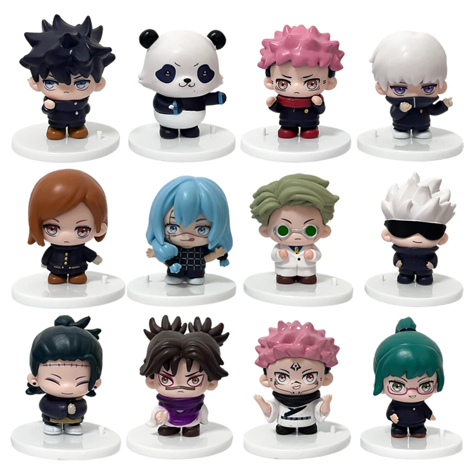 Figura de Ação Colecionável Q Version do Anime Jujutsu Kaisen Itadori Yuji 6-7cm, Boneco de PVC, Acessórios de Mesa, Presentes