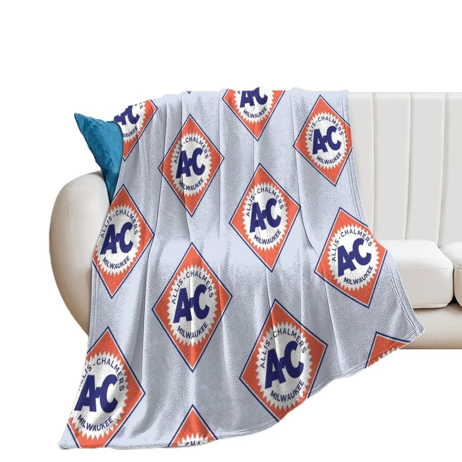 Allis Chalmers retro diamond logo 1919 Throw Blanket Camping Winter beds funny gift Weighted Blankets