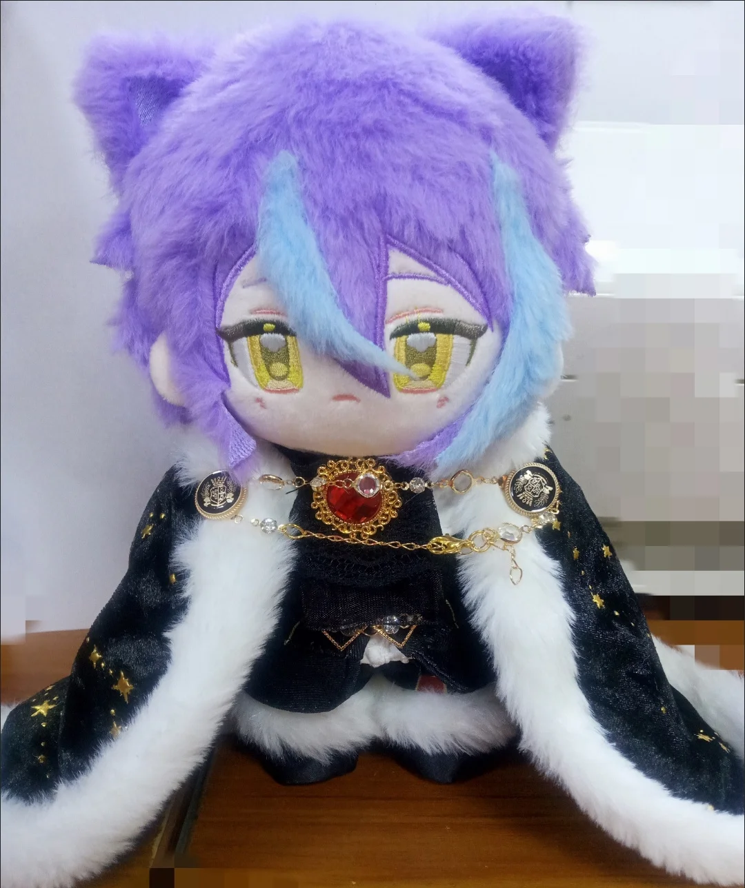 

20cm Game Kamishiro Rui Plush Doll with Skeleton Change Clothes Soft Stuffed Plushie Cartoon Figure Cosplay Toy Fans Gift