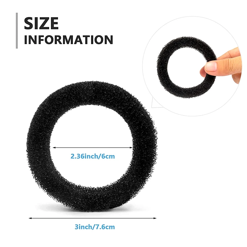 4개입 애완동물 분수 필터, 고양이 음수 분수용 원형 필터 폼, 고양이 물 스펀지 필터, 고양이 분수 교체용