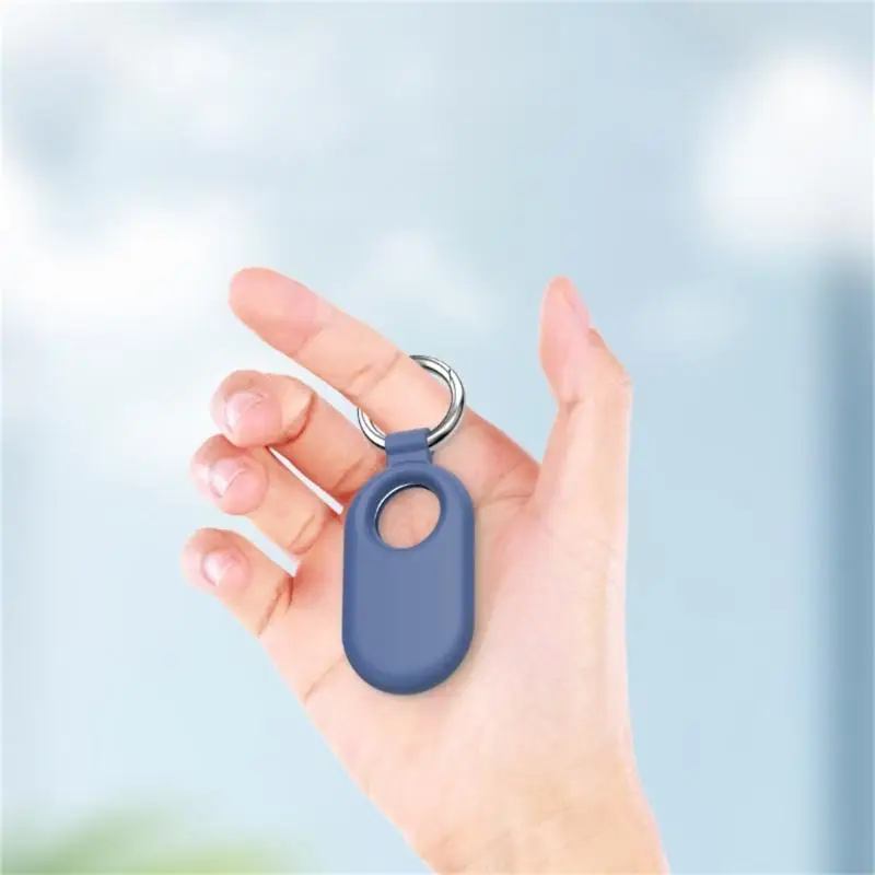 U90E Suitable for Smarttag 2 Protective Case Silicone Keychain Pet Dog Locator Positioning Housing Anti-Scratch Cover