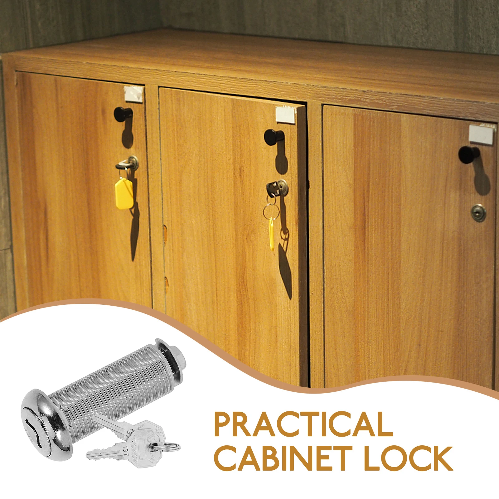 

1 Set Toolbox Replacement Zinc Alloy Cabinet Key File Storage Box Security Heavy Duty Cupboard Drawer Showcase Electric Box