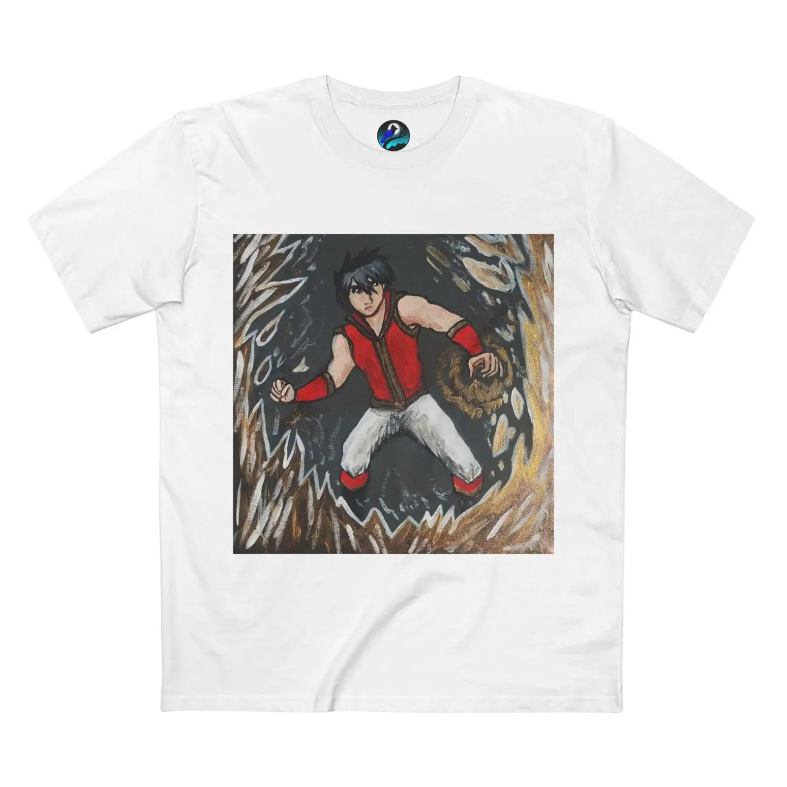 Martial Artist Adult Staple T Shirt Fantasy  vintage Washed Versatile homme Breathable Slightly Soft Comfortable Unisex graphic
