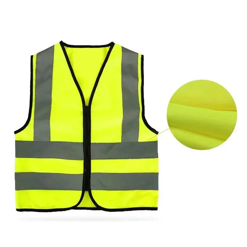 Kids Reflective Vest Fluorescent Yellow Safety Vest High Visibility Clothing For Children Safe Traffic Student Security Clothes