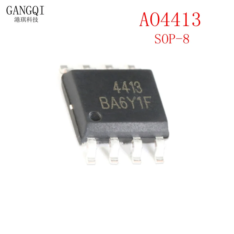 10pcs/lot AO4413 4413 30V 15A SOP8 P Channel-30V/-15A SMD MOSFETs (Field Effect Transistor)