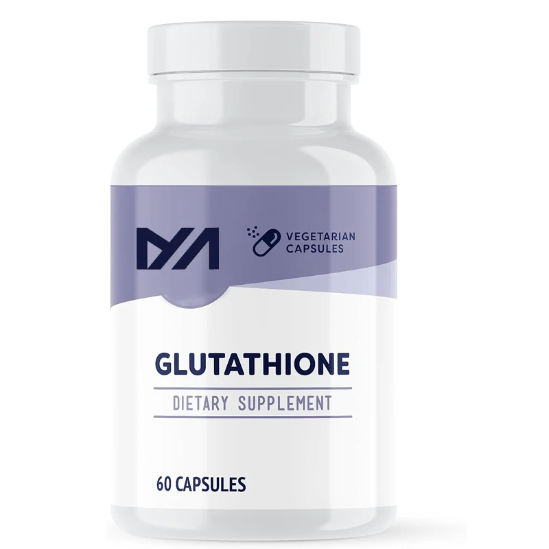 

Glutathione capsules - natural immune support, antioxidants and detoxification supplements - gluten free, kosher, soy free