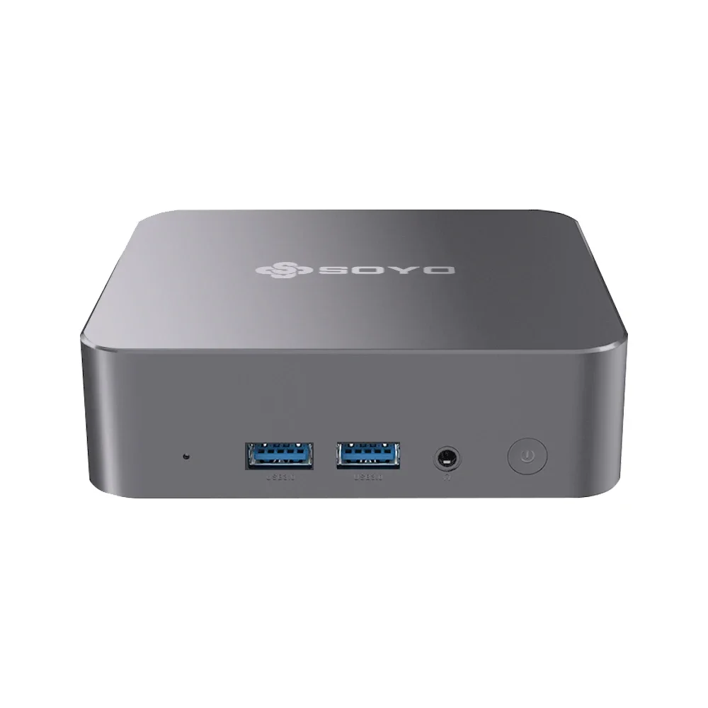 SOYO M4 Air Mini PC Intel 12th N95 (fino a 3,4 GHz) Mini computer desktop 8 GB RAM 256 GB SSD Supporto 4K HDMI con doppio WiFi, BT5.0