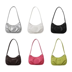 Pleated Carrying Purse Simple Fashion Bag Handbags Shoulder Bags Bags