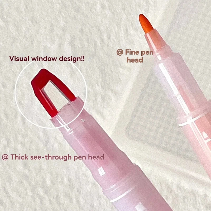 قلم فلورسنت ذو طرف فائق النعومة، قلم تدوين فئة المزيج الملون، قلم مجلة السفر، مستلزمات تعليمية للمكتب والمدرسة #4