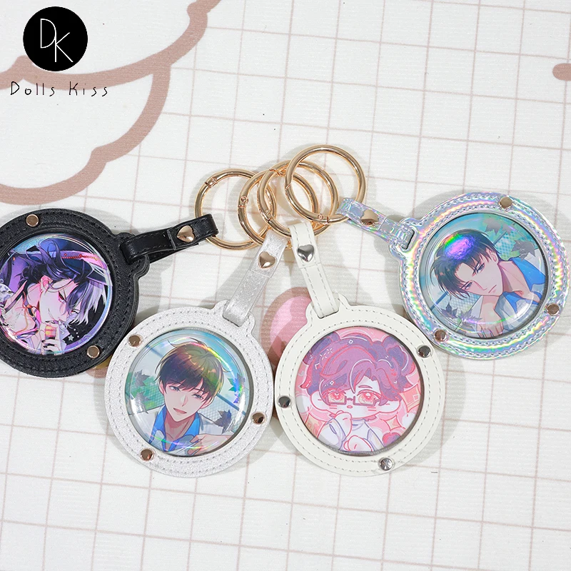 Badges Case Protective for Anime 58mm 75mm Ita Bag Accessories Girl Anime Pins Display Decoration Multiple PVC Case Keychains