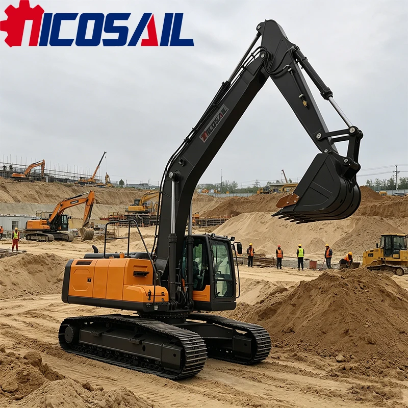 

20 Ton Hydraulic Crawler Excavator OEM ODM Customized Diesel Tracked Excavator Factory Direct for Construction