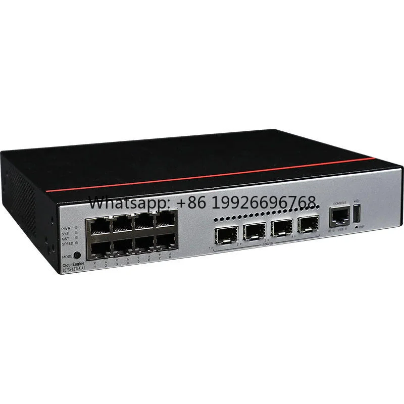 

Оригинальный сетевой коммутатор Enterprise S5735-L8T4X-A1, 8-портовый 4 10GE SFP, гигабитный управляемый Ethernet-коммутатор