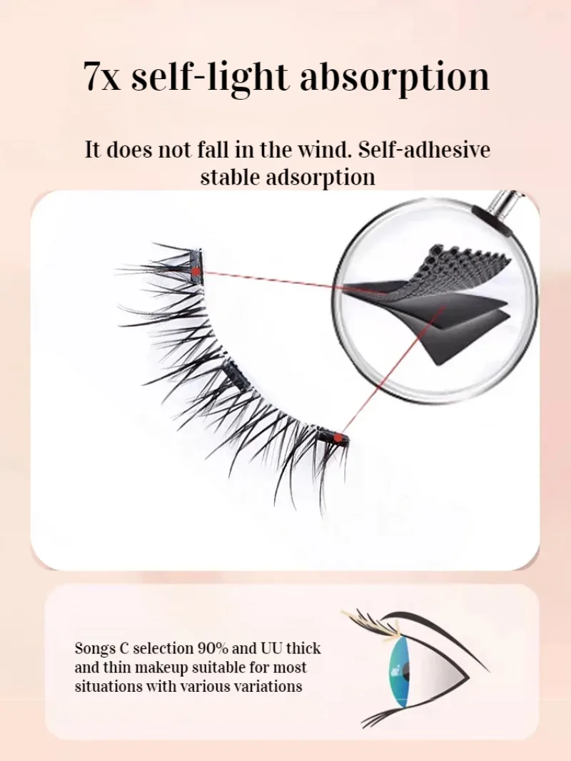 Quantum Upgrade False Eyelash Packaging Box Magnetic Imp False Eyelash False Eyelash Quantum Upgrade