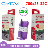 28g CYDY Road Bicycle TPU Inner Tube 700x23C 25C 26C 27C 28C 30C 32C Cycling Bike Tires Camera tyre 700C pneu aro French Valve