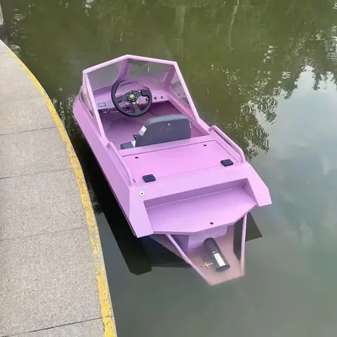 Barco de prazer aquático cênico mini karting barco a motor elétrico jato
