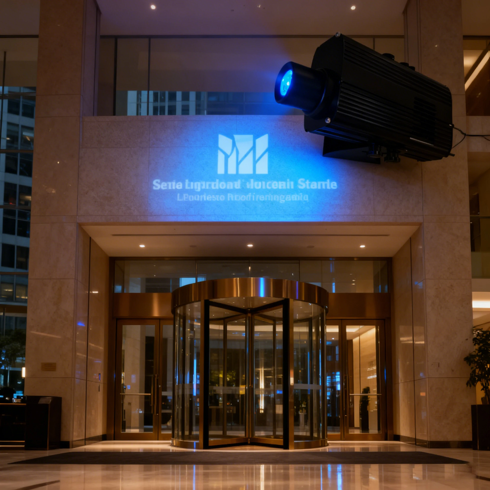 شعار حائط مخصص لجهاز عرض Gobo للأعمال، ضوء مخصص لحفلات الزفاف، شركة متحف البيع بالتجزئة، مصباح إسقاط داخلي