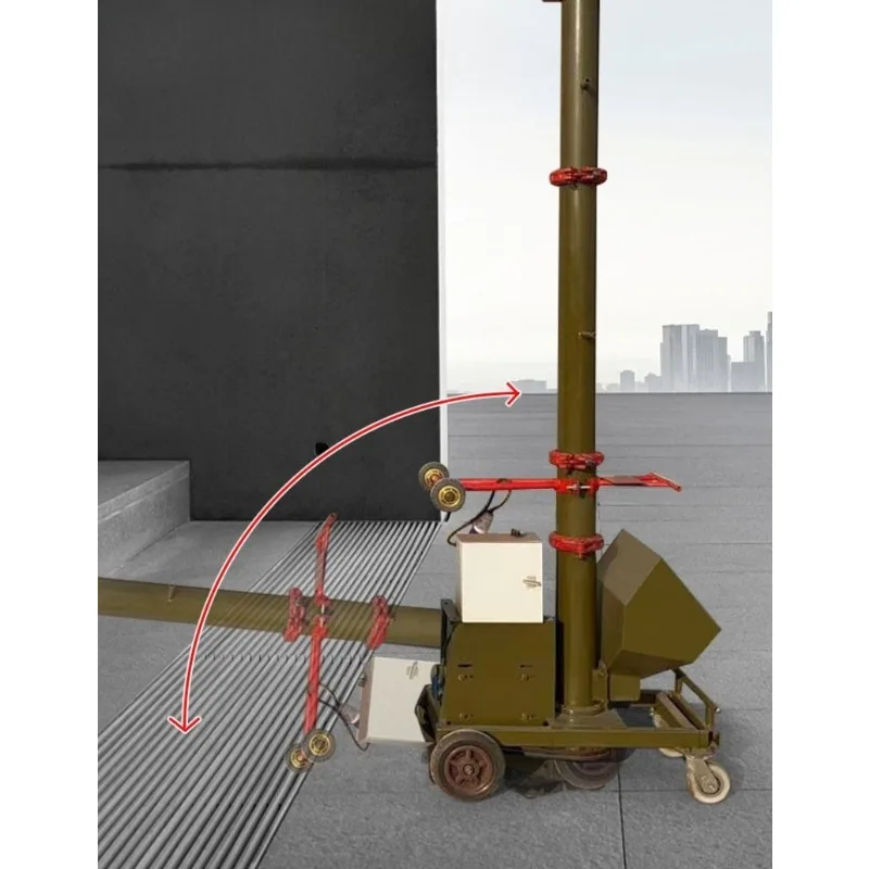 Alloy spiral secondary structure concrete pouring machine mortar delivery pump dedicated to column