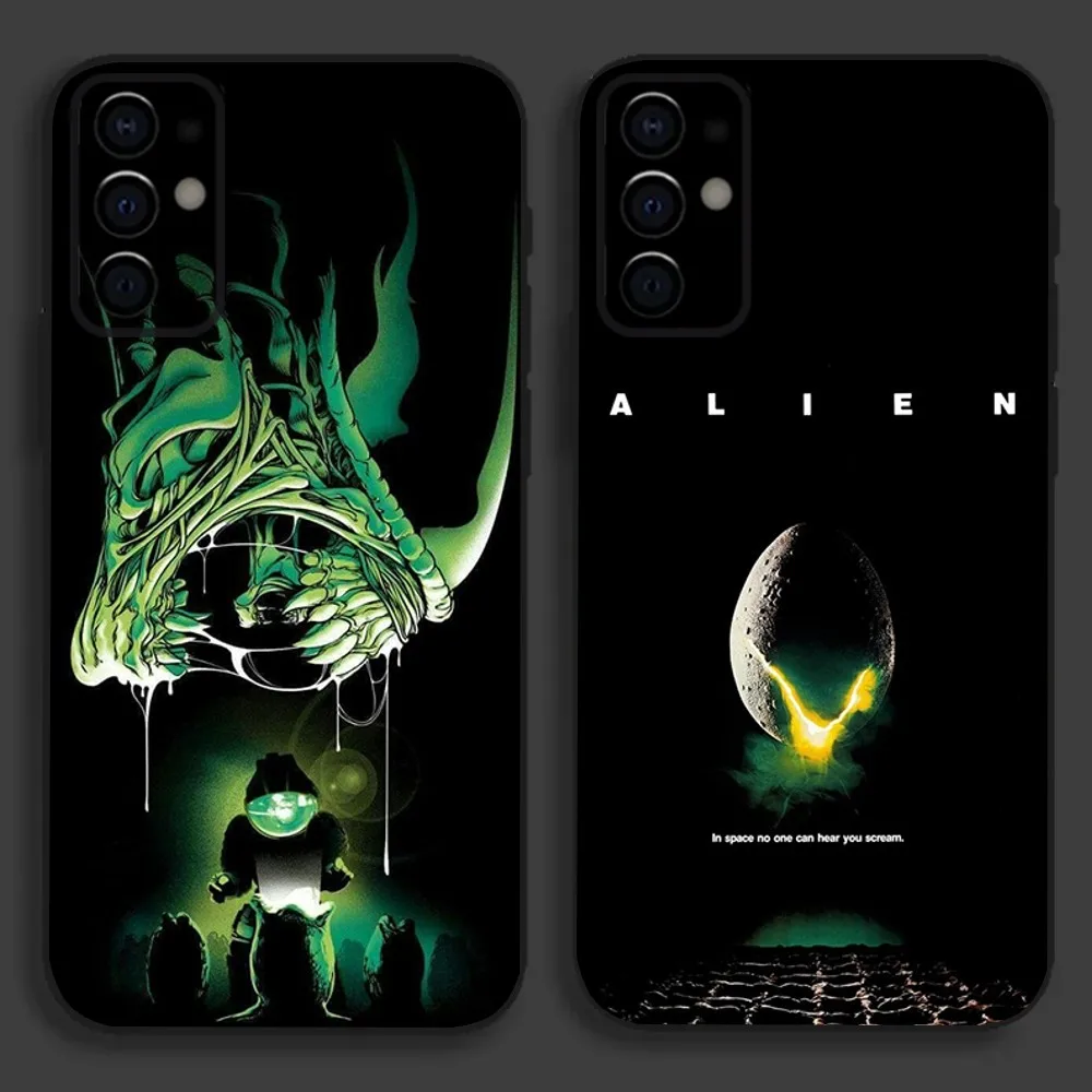 Movie A-Alien X-Xenomorph Phone Case For Samsung S24,S21,S22,S23,S30,Ultra,S20,Plus,Fe,Lite,Note,10,9,5G Black Soft Cover