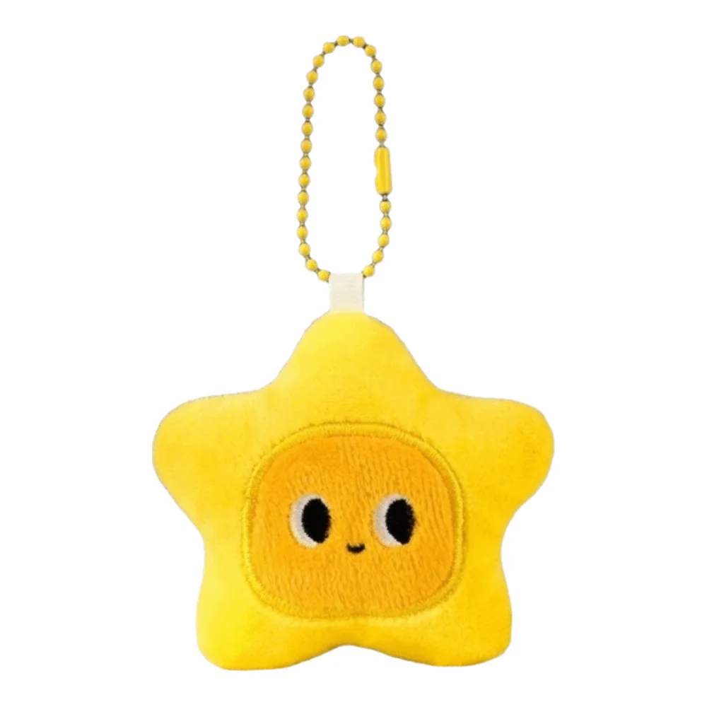 

Y2K Cute Stars Fluffy Soft Toy Bag Pendant Charms Fashion Jewelry Couple Keychain Bag Accessories
