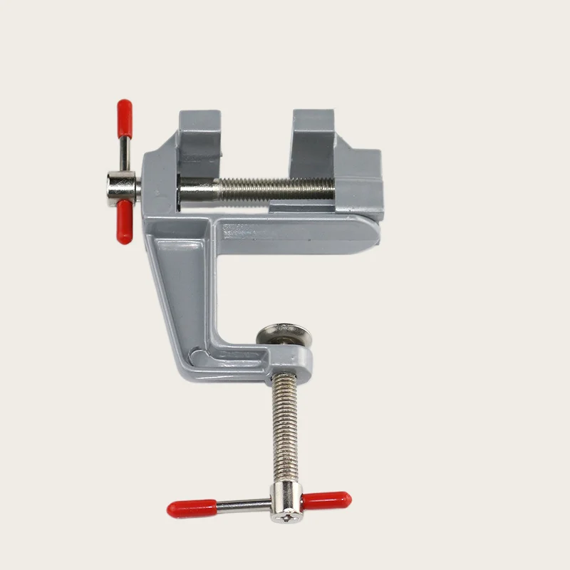 Portable Aluminum Mini Table Clamp Screw Bench Vice Multi-use Jeweler Hobby DIY Mold Craft Repair Tool image 5