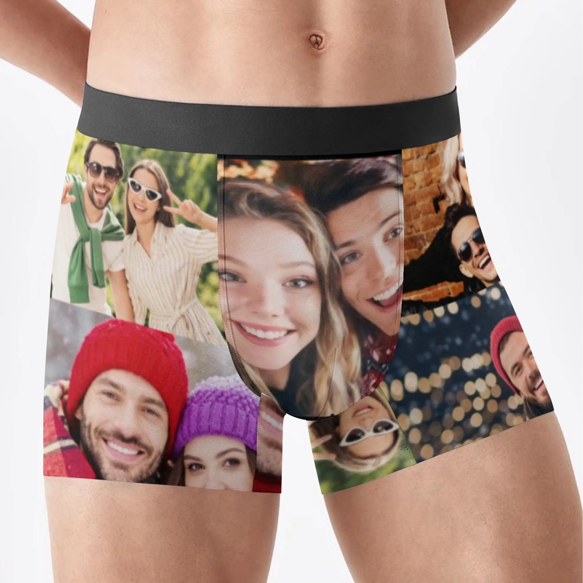 Personalized Face Photo Underwear Custom Boxer Briefs Custom Men Valentine's Day Gift For Husband Anniversary Gift for Dad