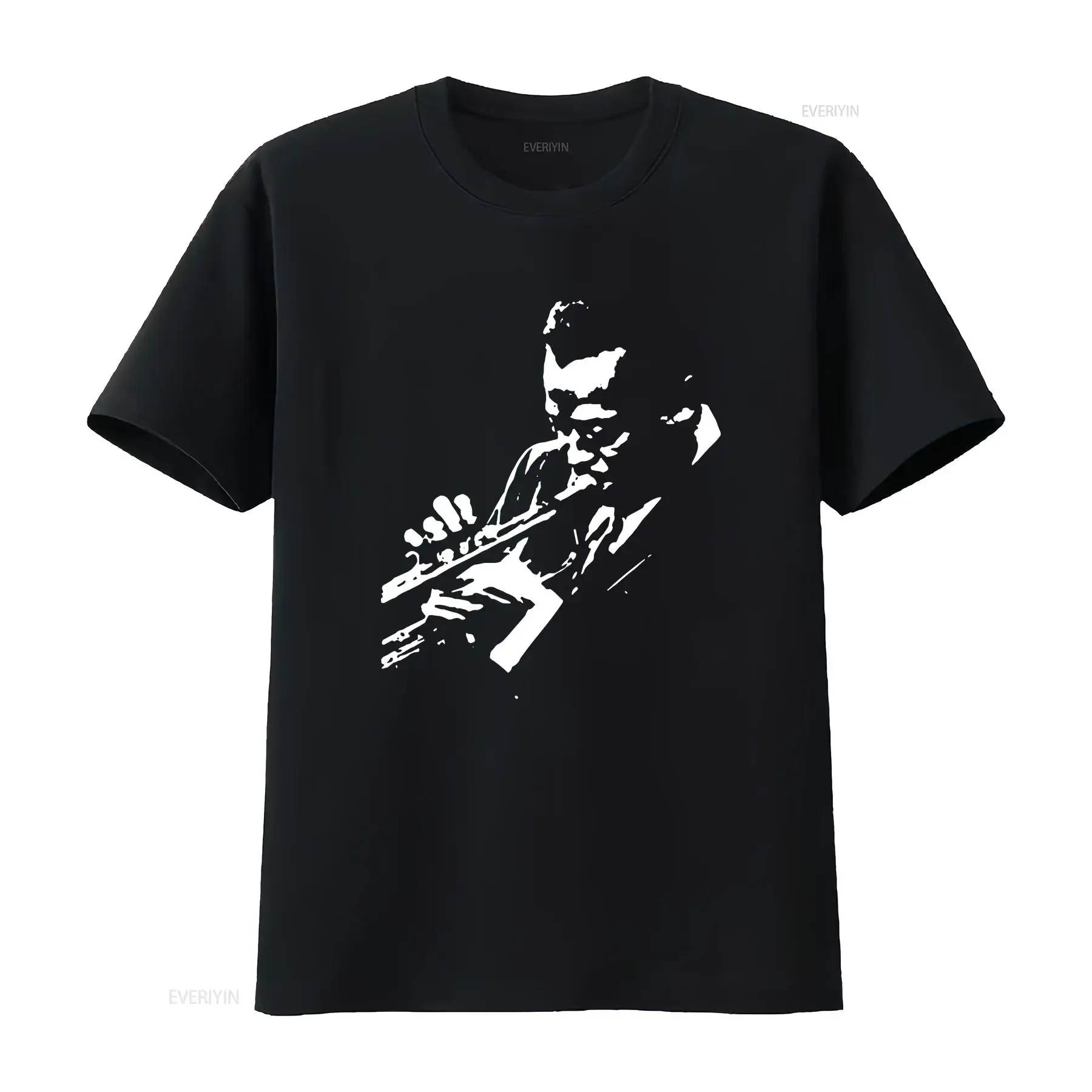 Camiseta de homenaje inspirada en Miles Davis, Jazz Giant Blue Note Legend, estilo vintage, cómoda y elegante