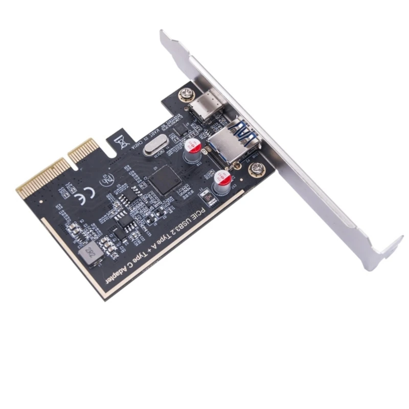 

PCIE TO USB 3,2 Gen2 CARD 10 Гбит / с 2 Тип порта C+A USB 3,2 Gen2 Card H8WD