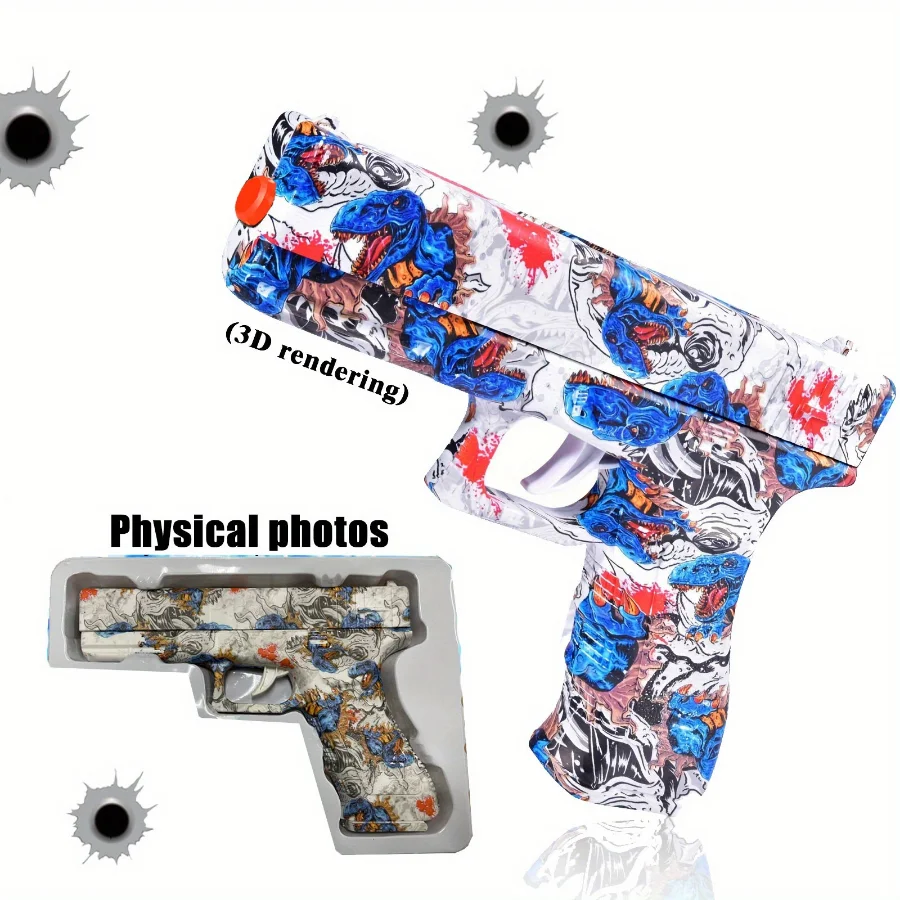 Ball Blaster Pistol Toys, Manual Blaster, NO Need Charge Outdoor Shooting Toy gun