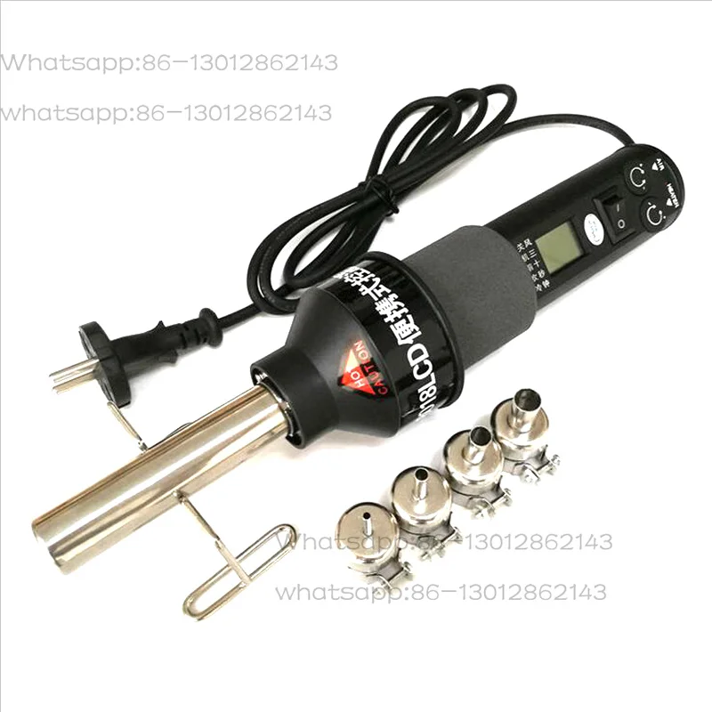 GJ-8018 110V/220V lcd portable temperature control hot air gun  digital display heat gun With  Nozzle